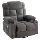 Oversized Soft Massage Recliner Chair With Heating - Omega Lifestyles