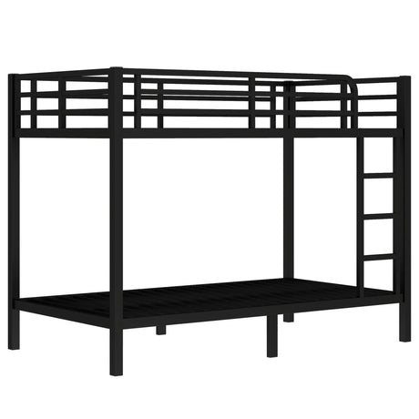 Metal Twin XL Over Twin XL Space-Saving Bunk Bed - Omega Lifestyles