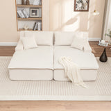 Corduroy Foam High-Density All-Foam Lounge Chair - Omega Lifestyles