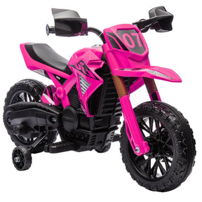 6V Electric Kids Motorcycle With Training Wheels And Horn - Omega Lifestyles