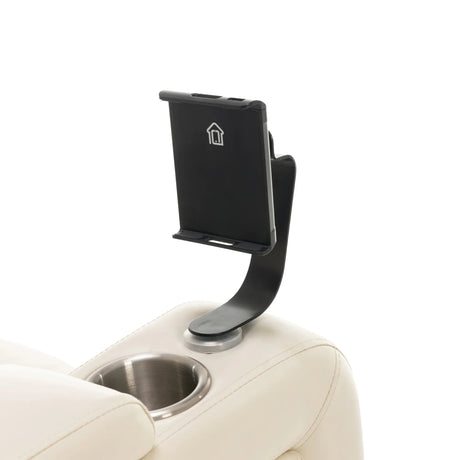 Power PU Leather Recliner Chair With Tray Table USB Port - Omega Lifestyles