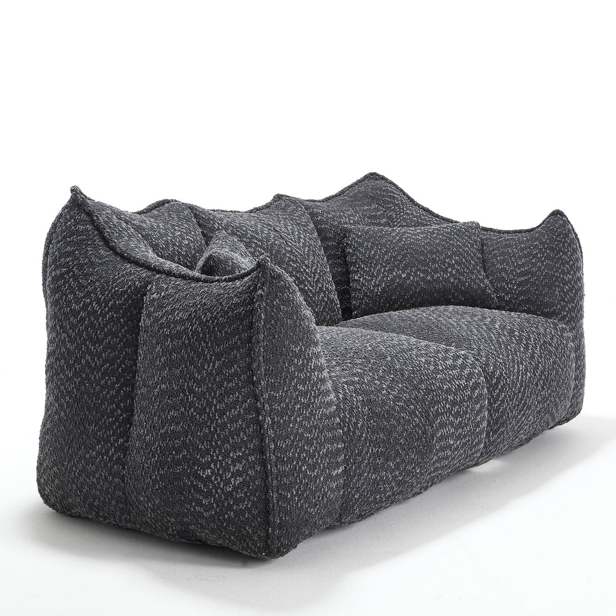 Dual Chenille Bean Bag Chair With High Resilience Foam - Omega Lifestyles