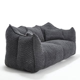 Dual Chenille Bean Bag Chair With High Resilience Foam - Omega Lifestyles