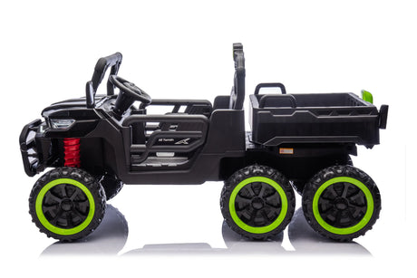 24V 2-Seater 6-Wheel Electric Ride On Dump Truck - Omega Lifestyles