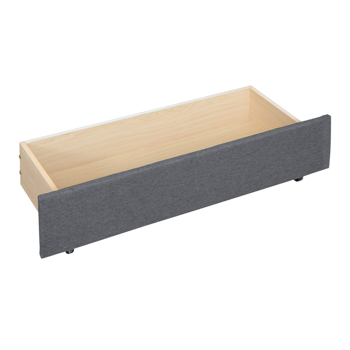 Full Upholstered Platform Bed With Trundle And Drawers - Omega Lifestyles