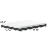 Queen Firm 8-Inch Cooling Memory Foam Mattress With Phase Change Fabric - Omega Lifestyles