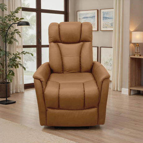 Power Recliner With Manual Headrest And Power Footrest - Omega Lifestyles