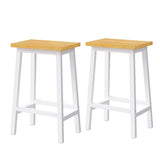 48-Inch Classic Kitchen Island With 2 Bar Stools and Power Outlet - Omega Lifestyles