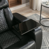 Power Reclining PU Leather Home Theater Recliner Chair - Omega Lifestyles