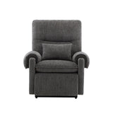 Power Lift Assist Recliner Chair Gray Chenille Upholstered - Omega Lifestyles