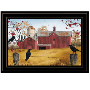 Framed Autumn Gold Multicolor Wall Art Print - Omega Lifestyles
