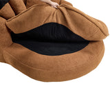 Oversized Chenille Memory Foam Bean Bag Sofa With Pillows - Omega Lifestyles