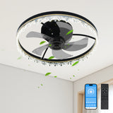 Luxury Crystal Flush Mount Ceiling Fan With Lights