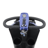 Outdoor Compact Blue 4-Wheel Mobility Scooter With USB Charger - Omega Lifestyles