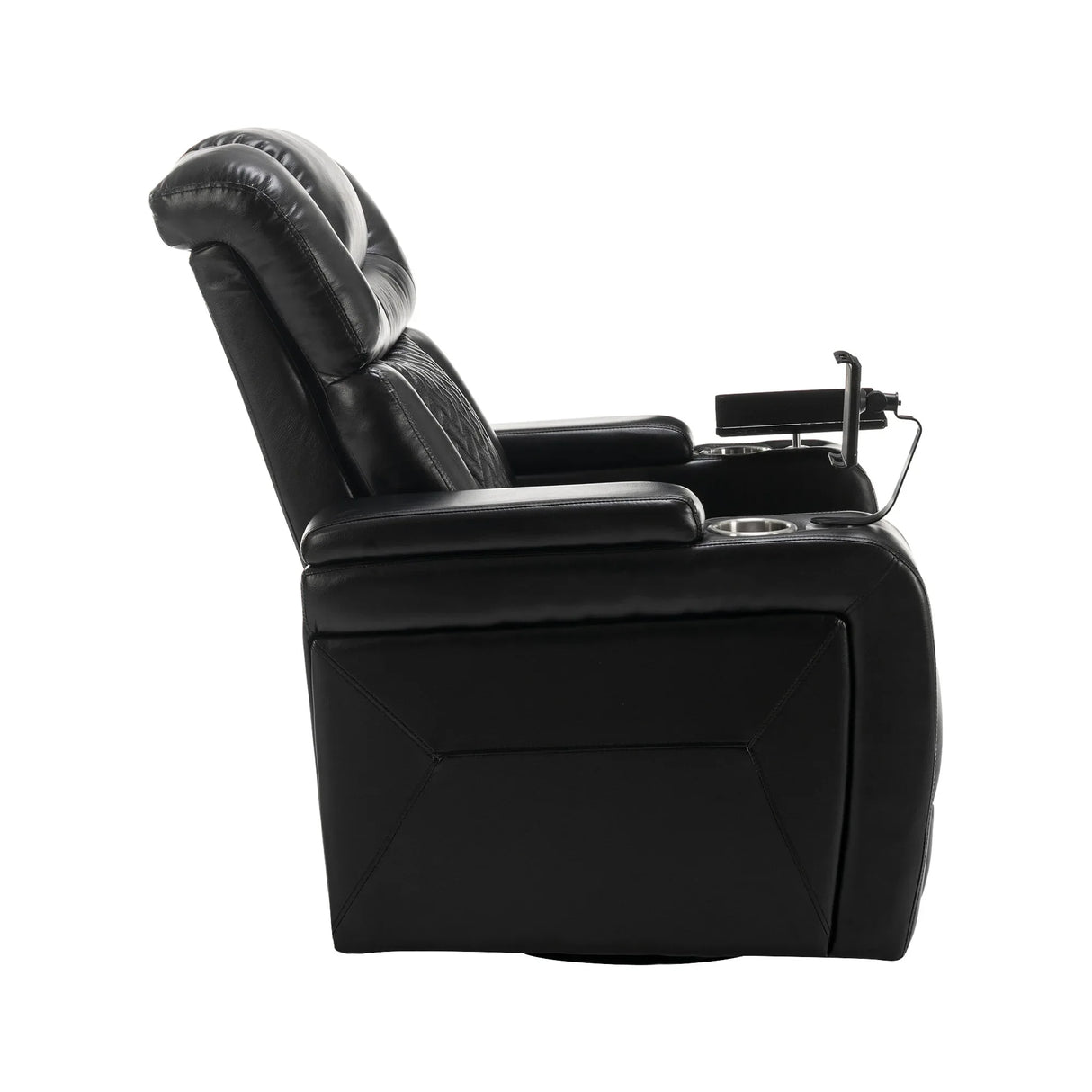 Power Reclining PU Leather Home Theater Recliner Chair - Omega Lifestyles