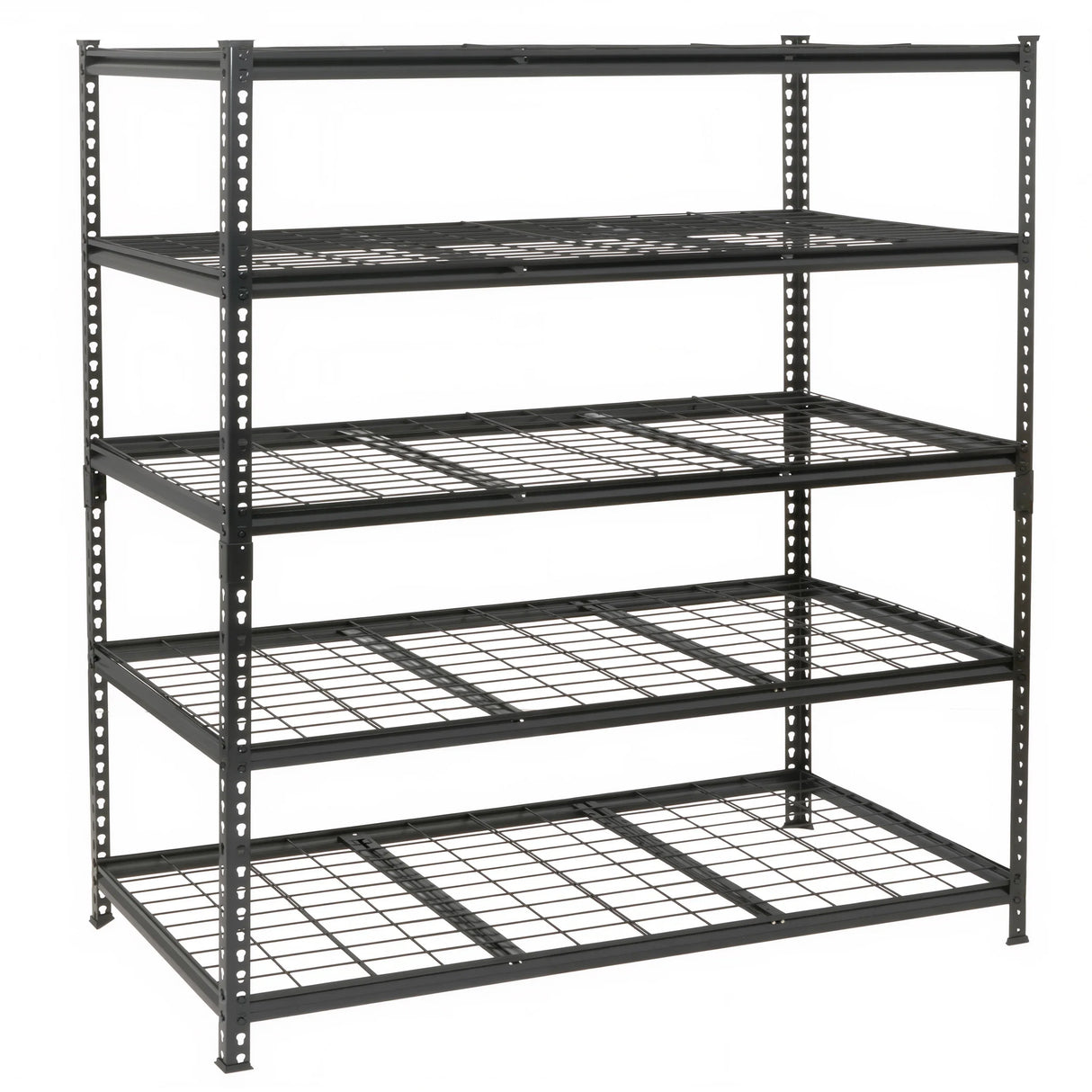 Heavy-Duty Adjustable Steel 5-Tier Storage Shelving Unit - Omega Lifestyles