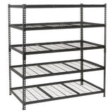 Heavy-Duty Adjustable Steel 5-Tier Storage Shelving Unit - Omega Lifestyles