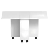 Space Saving Folding Drop Leaf Dining Table With Chairs - Omega Lifestyles