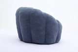 Plush Teddy Foam Bean Bag Chair With Armrests - Omega Lifestyles