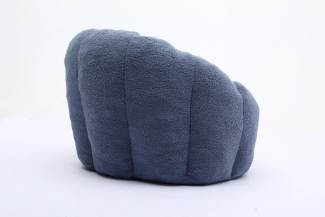 Plush Teddy Foam Bean Bag Chair With Armrests - Omega Lifestyles
