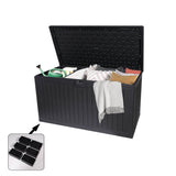 Extra Large Waterproof Resin Outdoor Storage Deck Box