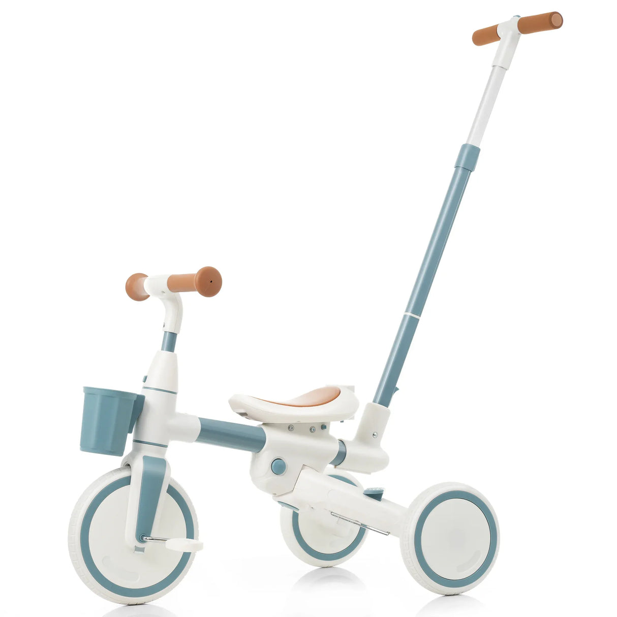 7-in-1 Multifunctional Adjustable Push Rod Toddler Tricycle - Omega Lifestyles