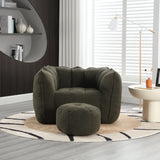 Soft Chenille Bean Bag Chair With High Resilient Foam - Omega Lifestyles