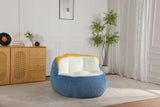 Multicolor Faux Fur Oversized Foam Filled Bean Bag Chair - Omega Lifestyles