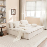 Corduroy Foam High-Density All-Foam Lounge Chair - Omega Lifestyles