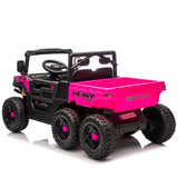 Kids Electric Ride On Six-Wheel Remote Control Dump Truck - Omega Lifestyles