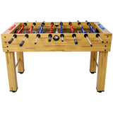 54-Inch Light Cherry Foosball Table With E-Z Spin Bearings - Omega Lifestyles