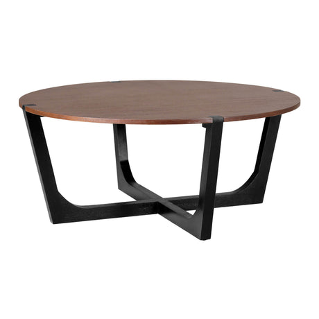 Acacia Solid Wood Round Coffee Table 44-Inch - Sleep Galleria