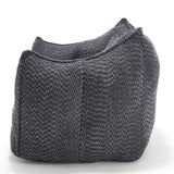 Chenille Foam Bean Bag Chair For Adults - Omega Lifestyles