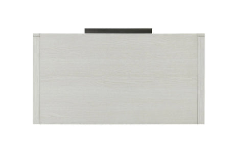 Beige Synthetic Wood Nightstand With Three Drawers - Omega Lifestyles