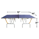 Mid-Size Foldable Table Tennis Table Set With Net & Paddles - Omega Lifestyles