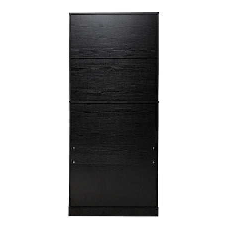 Fluted Freestanding Kitchen Pantry Cabinet With Drawers - Omega Lifestyles