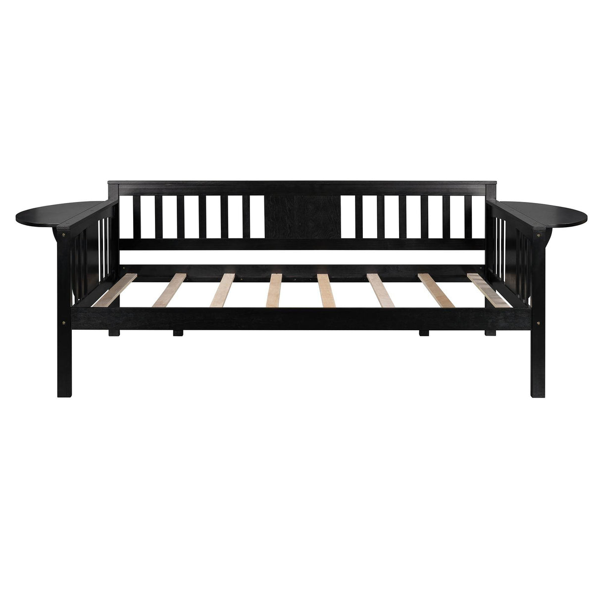 Twin Solid Wood Espresso Multifunctional Daybed Frame - Omega Lifestyles