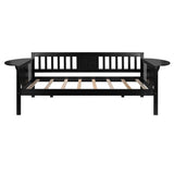 Twin Solid Wood Espresso Multifunctional Daybed Frame - Omega Lifestyles