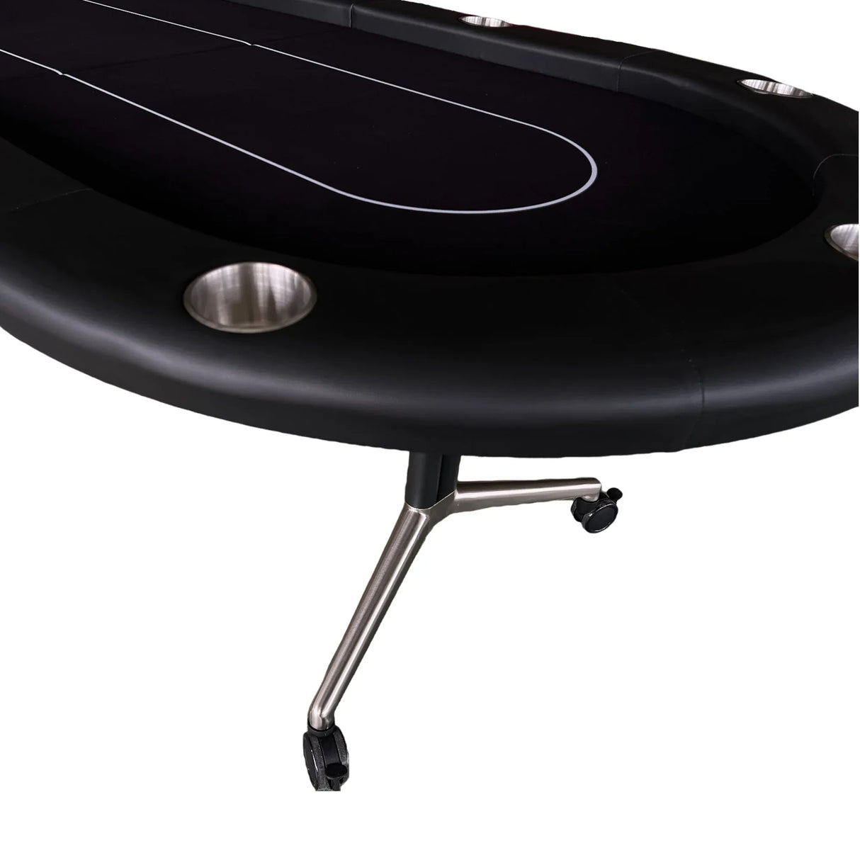 Foldable Modern 10-Inch 10-Player Poker Table - Omega Lifestyles