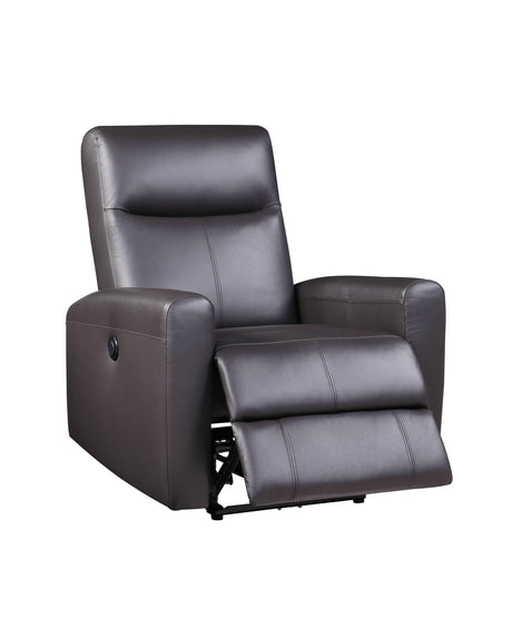 Top Grain Leather Match Power Motion Recliner - Omega Lifestyles
