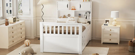 Twin Captain Platform Bed Frame With Storage Drawers - Omega Lifestyles