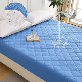 Ultrasonic Waterproof Cotton Twin Mattress Protector - Omega Lifestyles