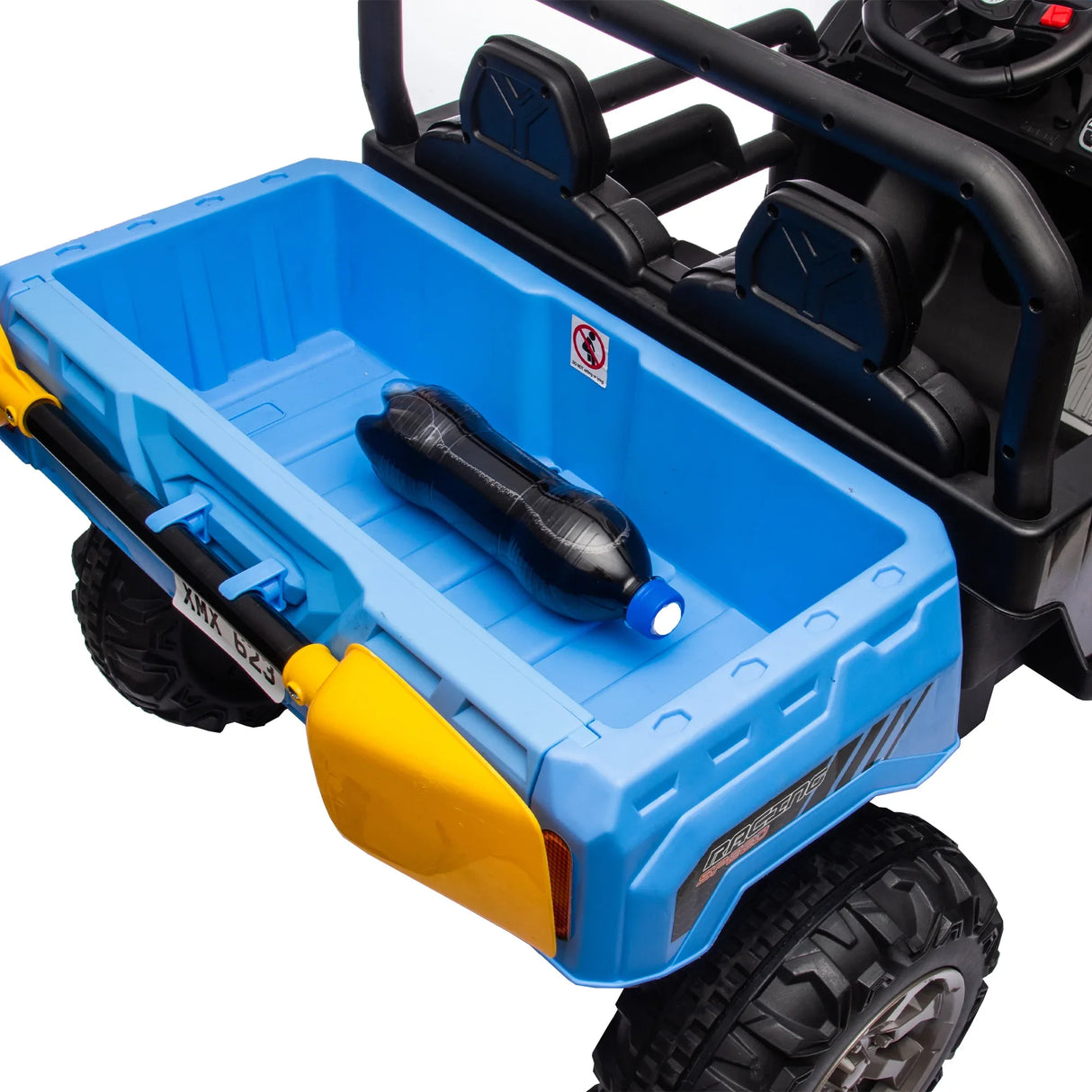 24V Two-Seater Electric Ride On Dump Truck Vehicle - Omega Lifestyles