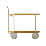 Antique Yellow Artsy Mobile Kitchen Storage Cart - Omega Lifestyles