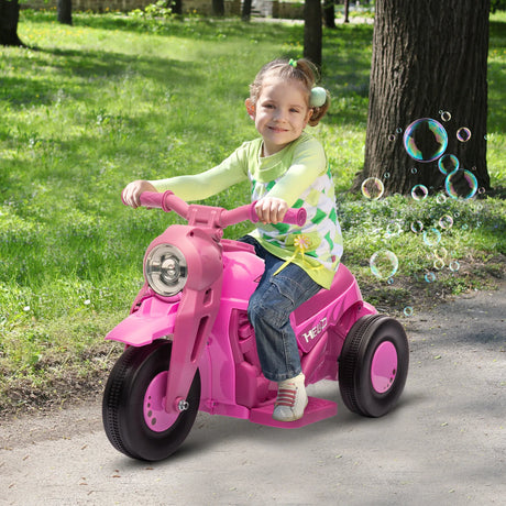 3-Wheeled 6V Toddler Electric Motorcycle With Bubbles Music - Omega Lifestyles