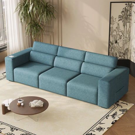 Power Recliner Sofa With Wireless Charging And Bluetooth - Omega Lifestyles