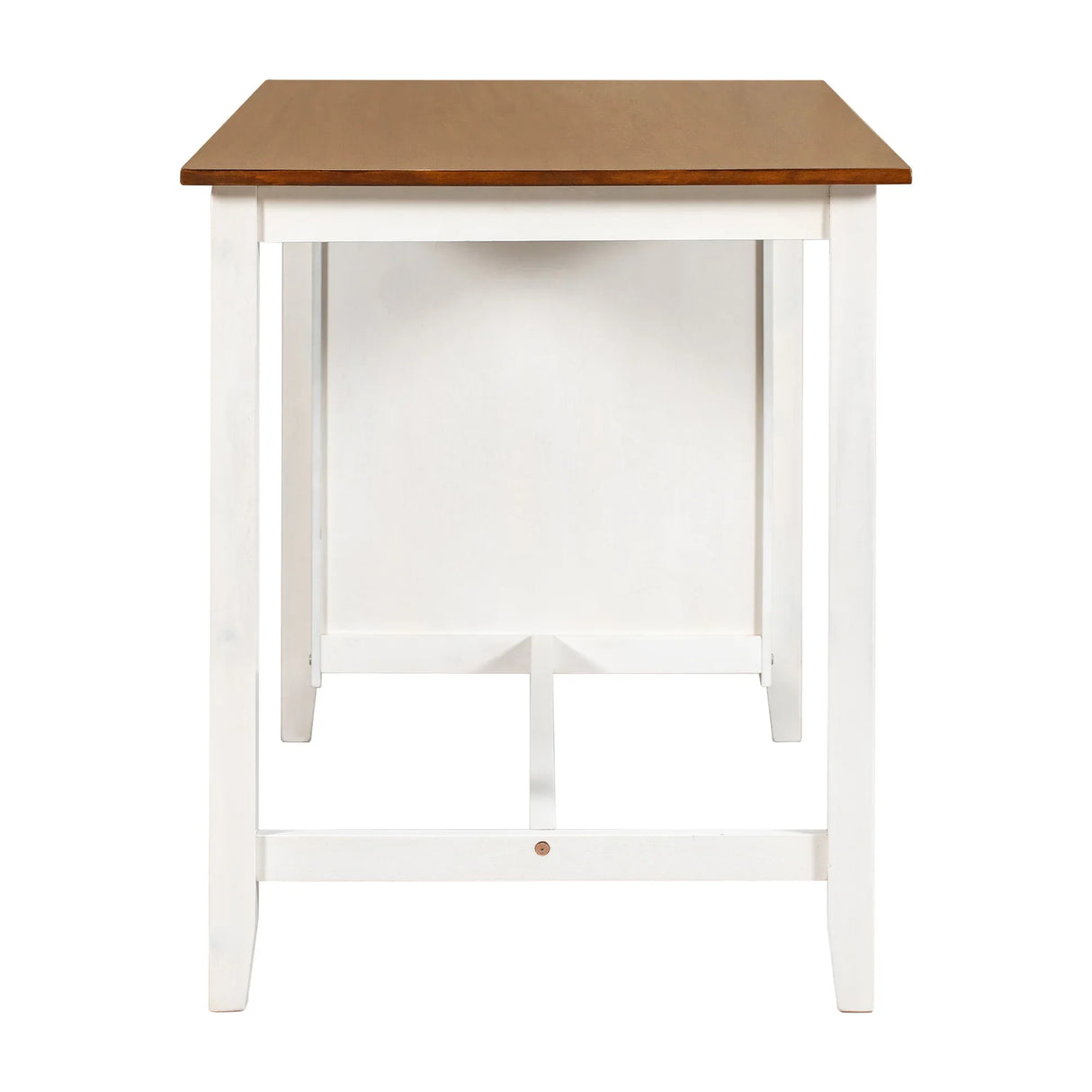 5-Piece Counter Height Rustic Farmhouse Dining Table Set - Omega Lifestyles