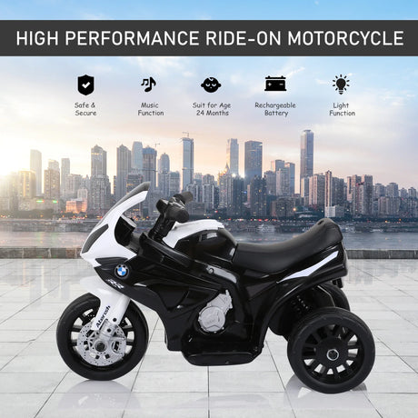 Licensed BMW 6V Toddler 3-Wheel Electric Motorcycle - Omega Lifestyles