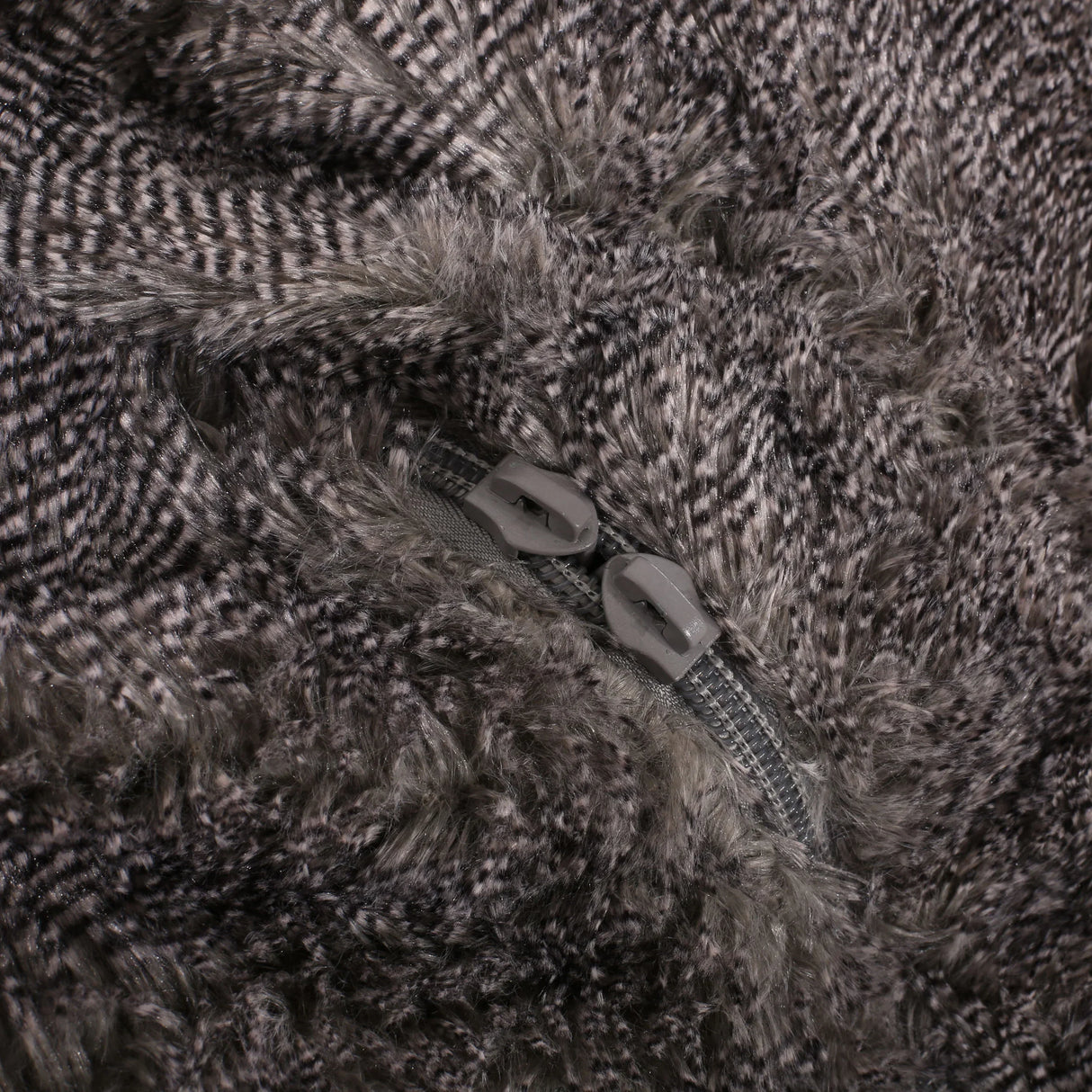 Modern Faux Fur Foam Filled 5-Foot Cozy Bean Bag - Omega Lifestyles