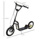 Youth Adjustable Height Dual Brake 12-Inch Scooter For Kids - Omega Lifestyles